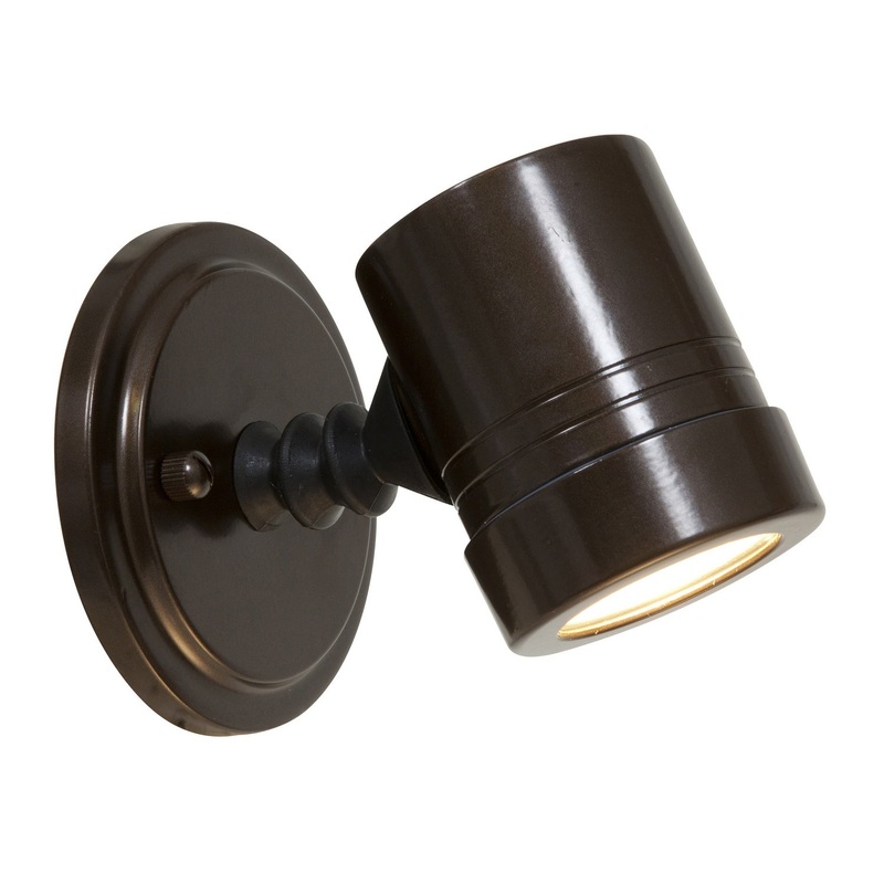 Myra Marine Grade Wet Location Adjustable Spotlight in Bronze Finish