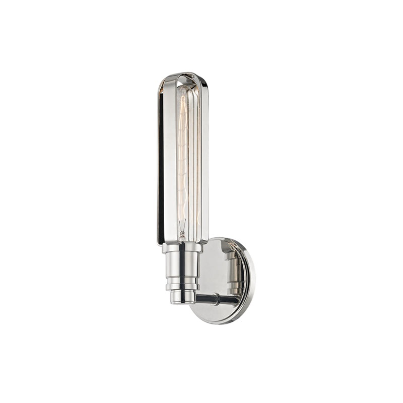 Red Hook 1 Light Wall Sconce in Polished Nickel