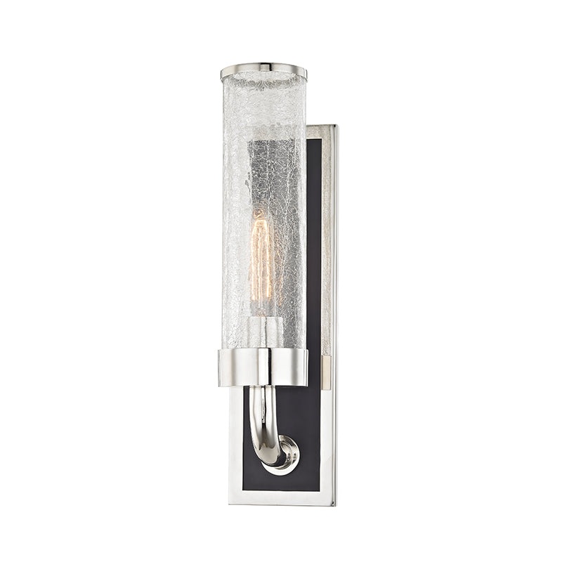 Soriano 1 Light Wall Sconce in Polished Nickel