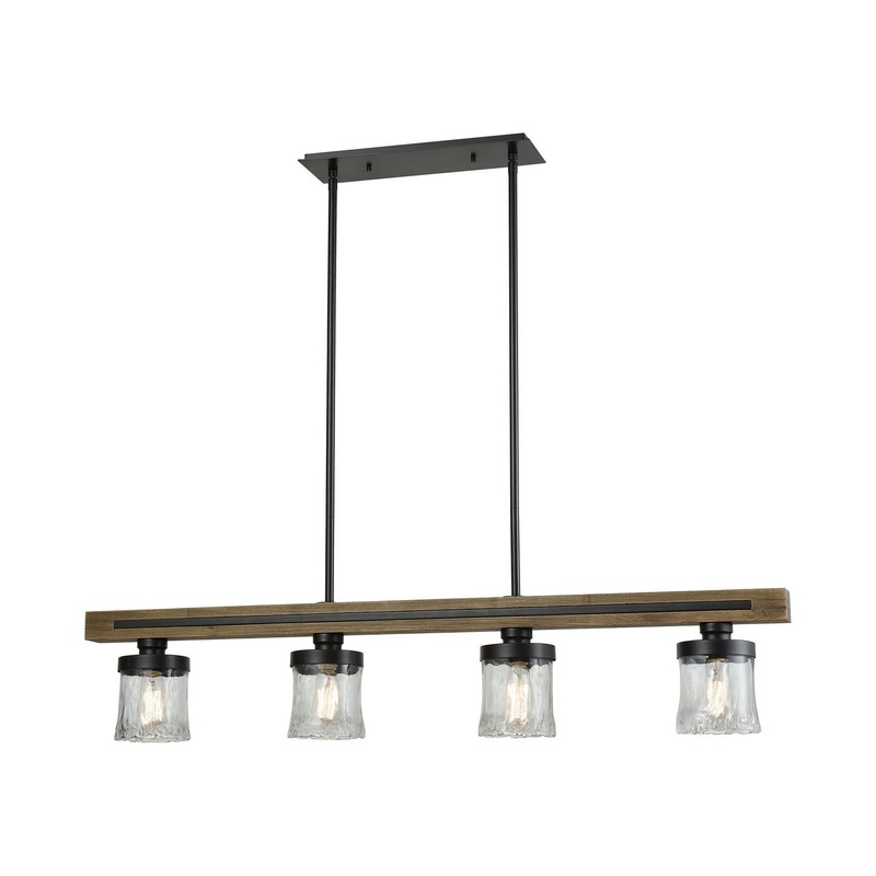 Timberwood 4-Light Island Light in Oil Rubbed Bronze