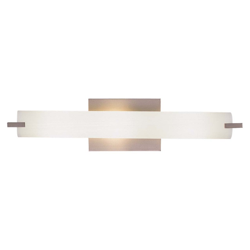 Tube 3 Light Wall Lamp in Brushed Nickel