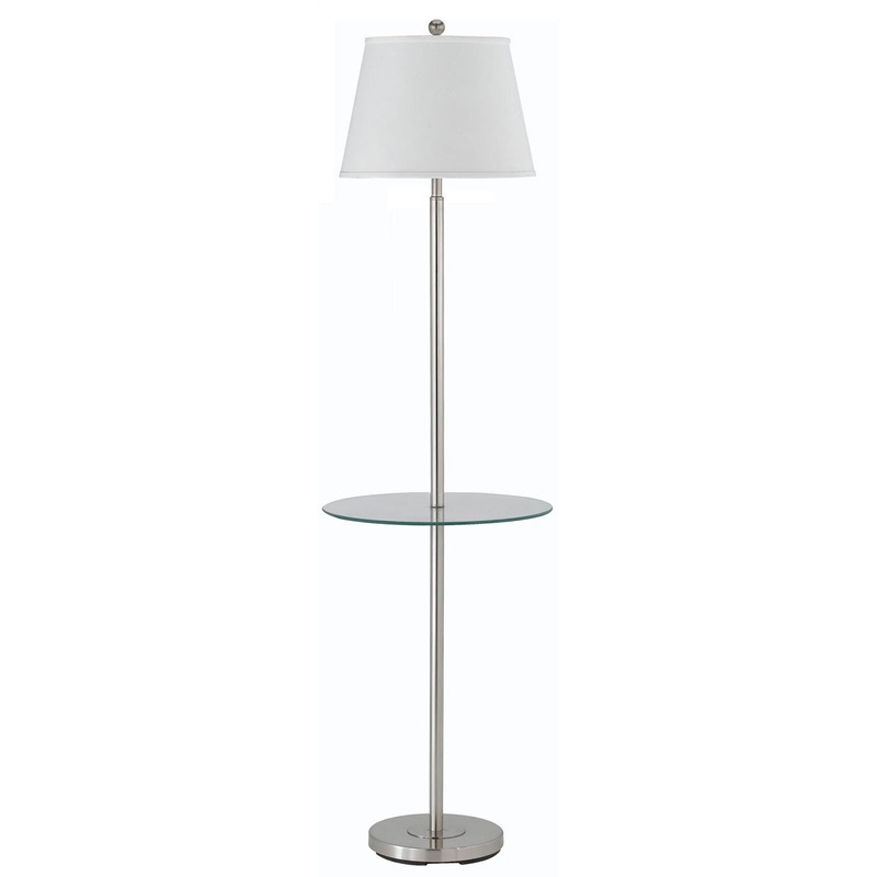 Uni-Pack 1-Light Floor Lamp in Brushed Steel
