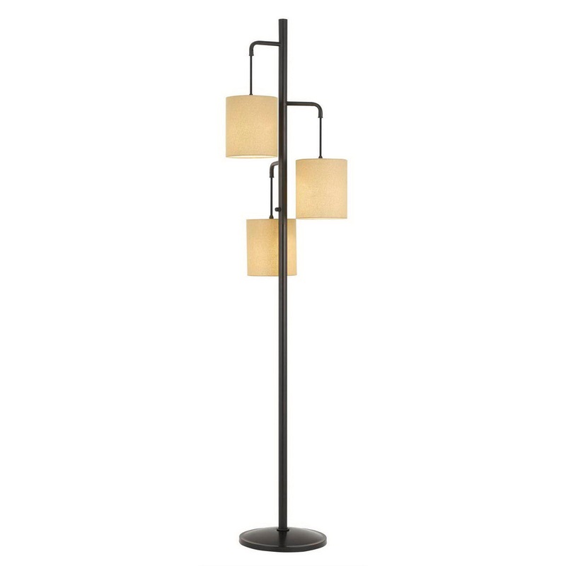 Uni-Pack 3-Light Floor Lamp in Dark Bronze