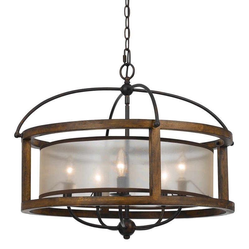 Uni-Pack 5-Light Chandelier in Dark Bronze