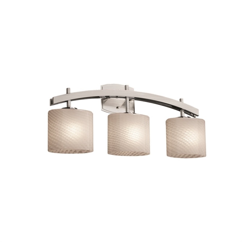 Archway 3-Light Bath Bar in Brushed Nickel