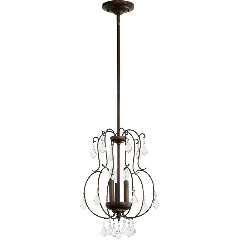 Ariel Transitional Pendant in Vintage Copper