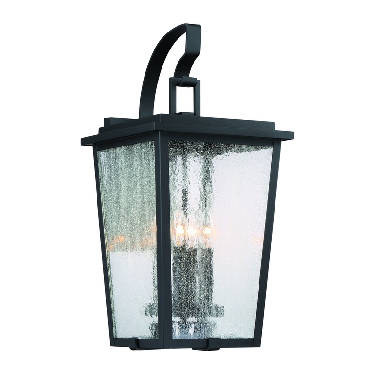 Cantebury 4-Light Outdoor Wall Mount in Coal