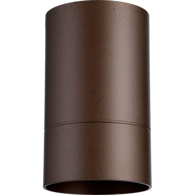 Cylinder Ceiling Mount in Oiled Bronze