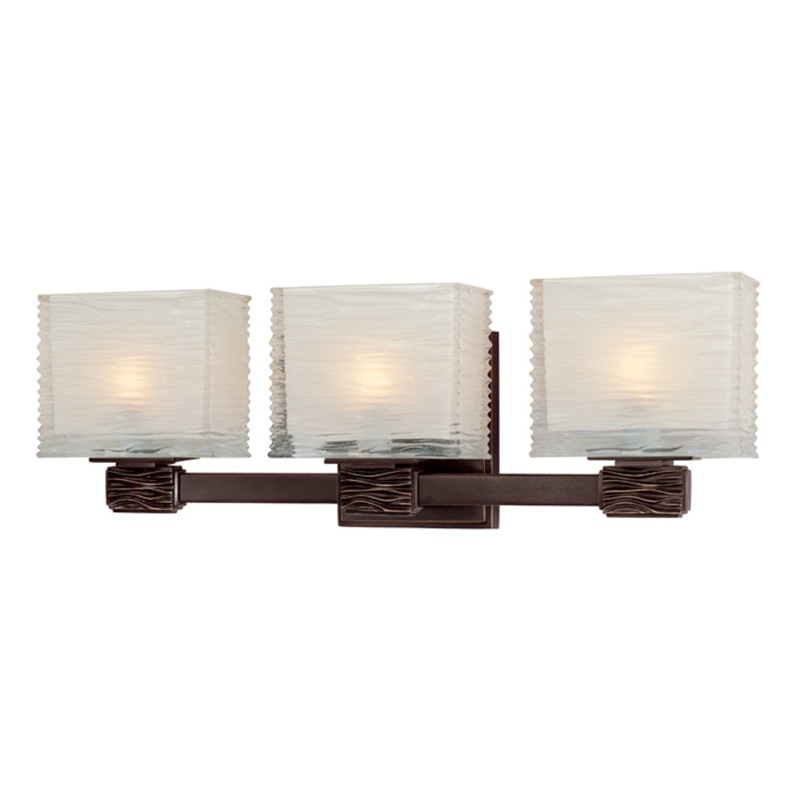 Hartsdale 3 Light Bath Bracket in Old Bronze
