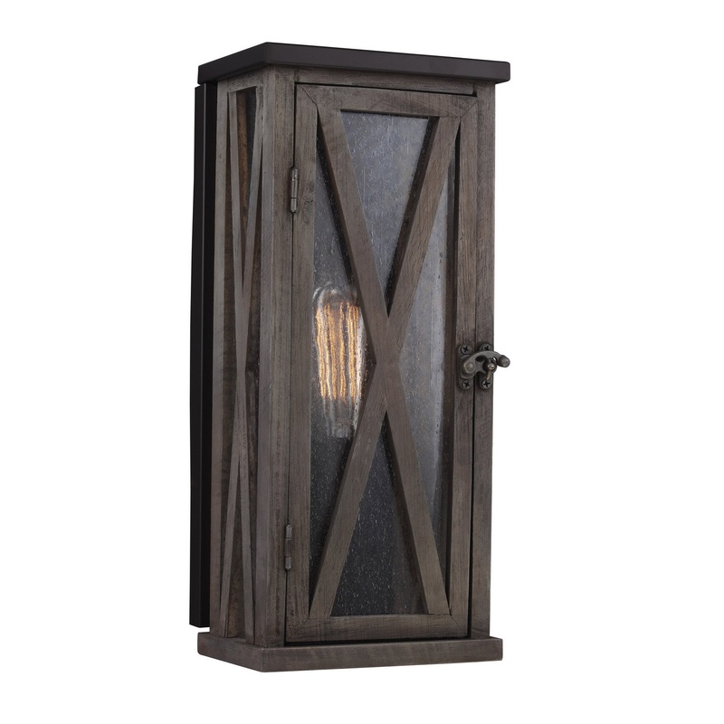 Lumiere' Outdoor Lighting in Dark Weathered Oak / Oil Rubbed Bronze