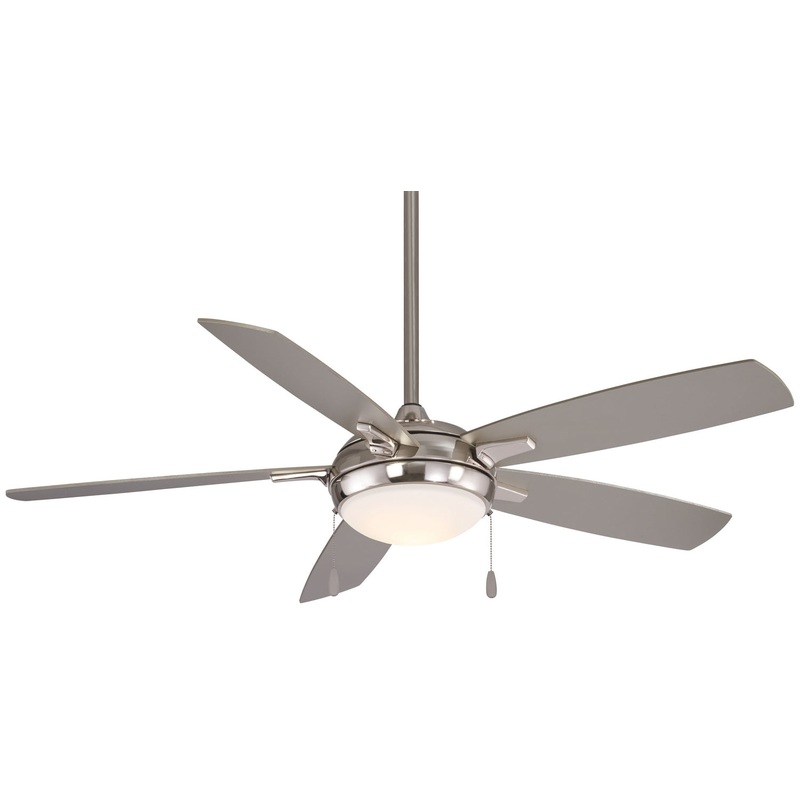 Lun-Aire - LED 54" Ceiling Fan in Brushed Nickel