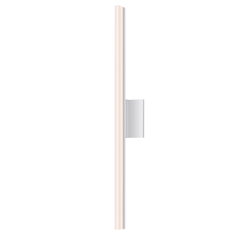 Stiletto 32" Dimmable LED Sconce/Bath Bar in Bright Satin Aluminum