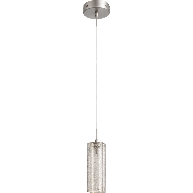 Transitional Pendant in Satin Nickel