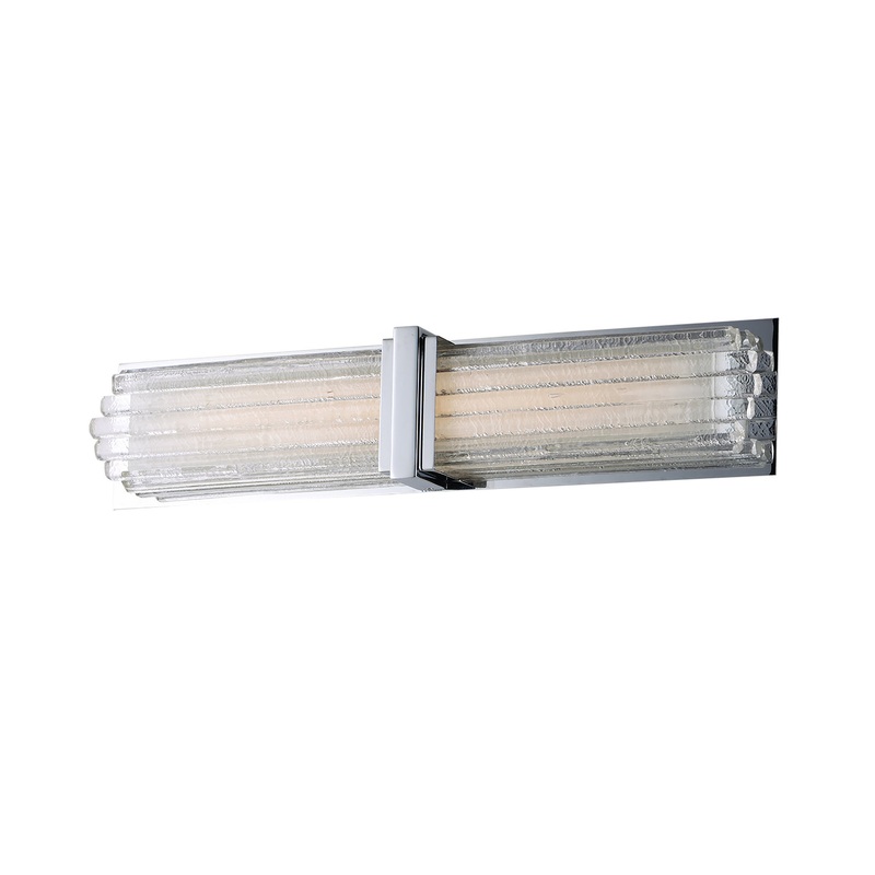 Unity LED Bath Sconce in Polished Nickel