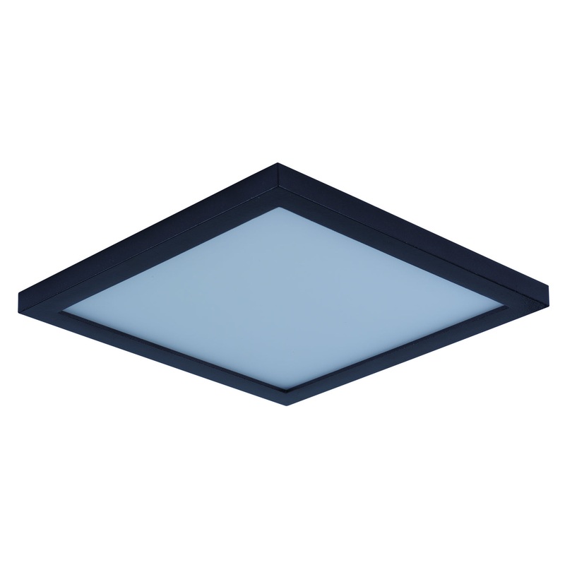 Wafer 9" SQ LED Wall/Flush Mount 3000K in Bronze