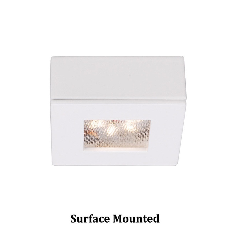 3000K 85CRI LED Button Light in White