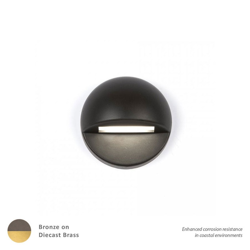 3000K 85CRI LED Deck & Patio Light in Bronzed Brass