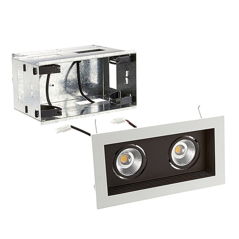 3000K 90CRI 45 Degree Beam Spread LED Mini Multiples in Black