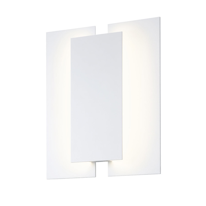 Batten LED Sconce in Textured White