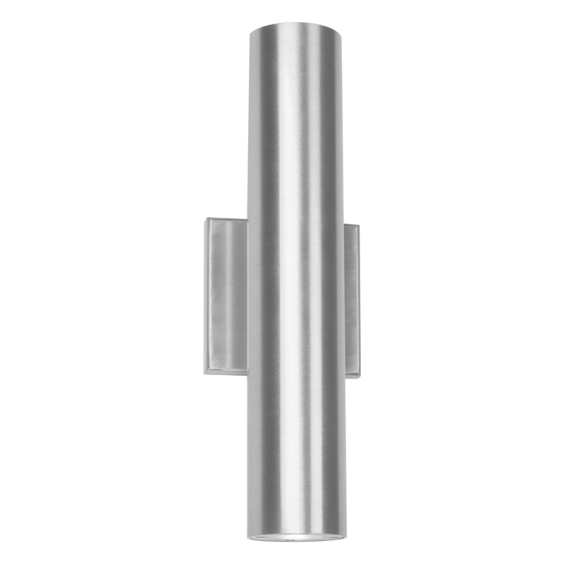 Caliber LED Wall Light in Brushed Aluminum