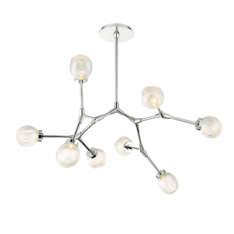 Catalyst Chandelier in Polished Nickel