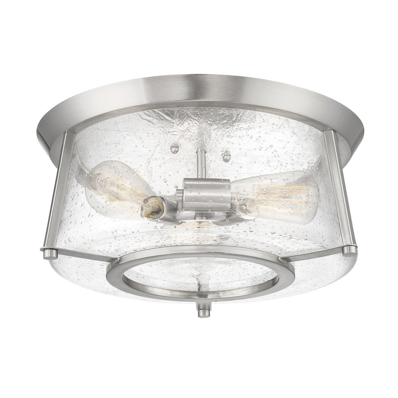 Dash 3-Light Flush Mount in Satin Nickel