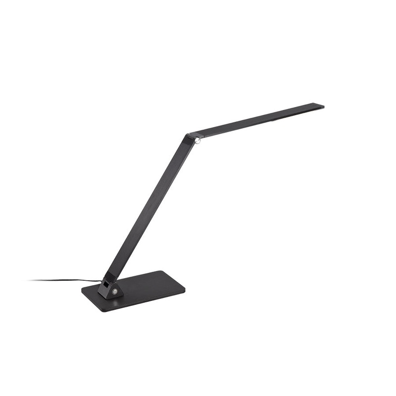 Flat LED Task Lamp in Black