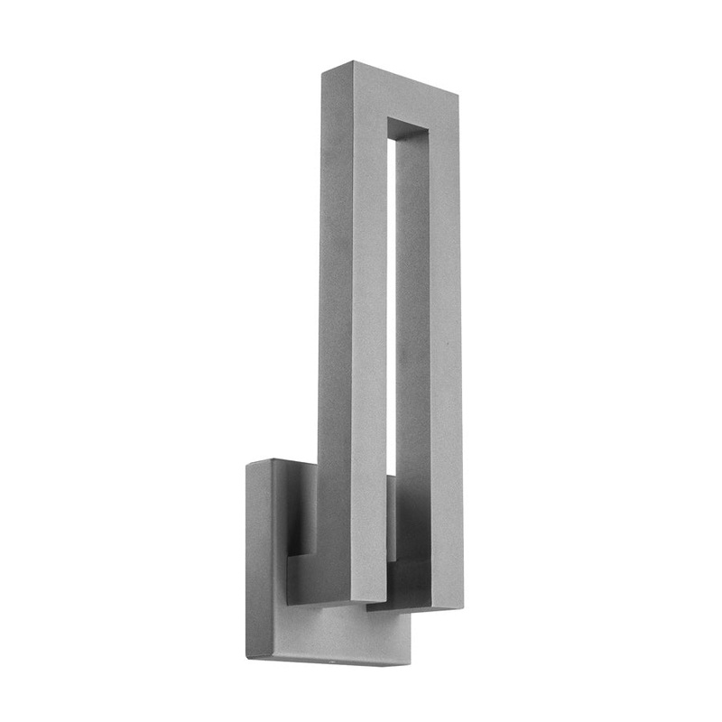Forq 2 Light Outdoor Wall Light in Graphite