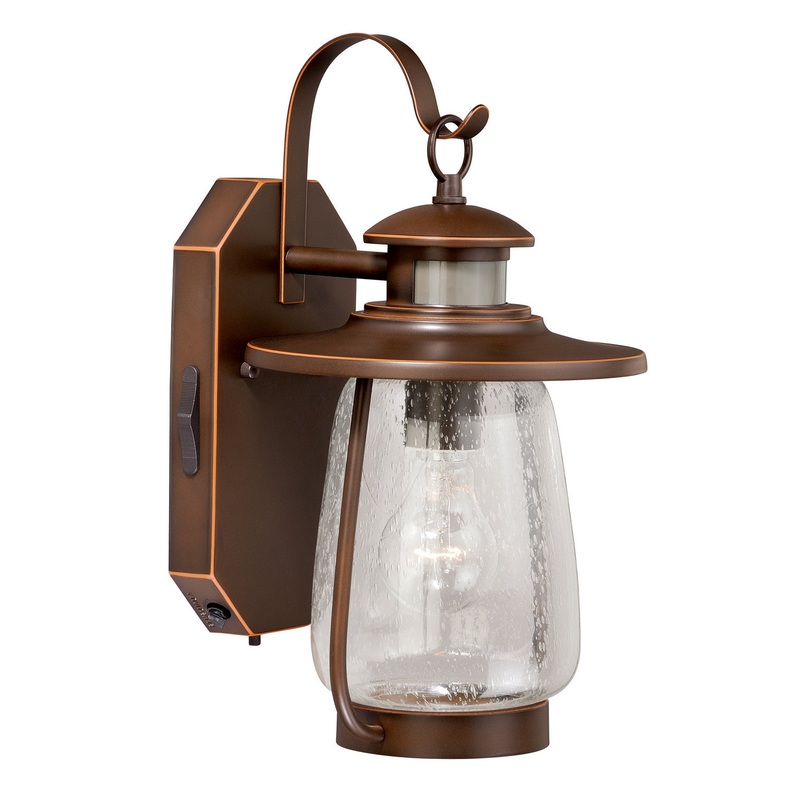 Galway Dualux 7-3/4" Outdoor Wall Light in Burnished Bronze
