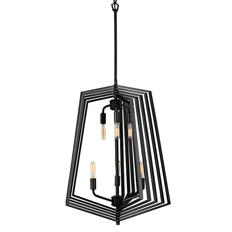 Gymnast 6-Light Foyer Pendant