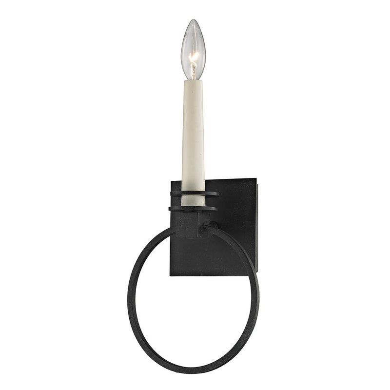 Juliette 1-Light Wall Sconce in Country Iron