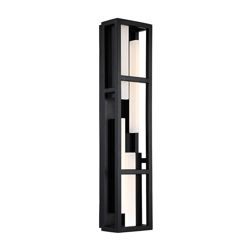 Memory 1 Light Wall Sconce in Black