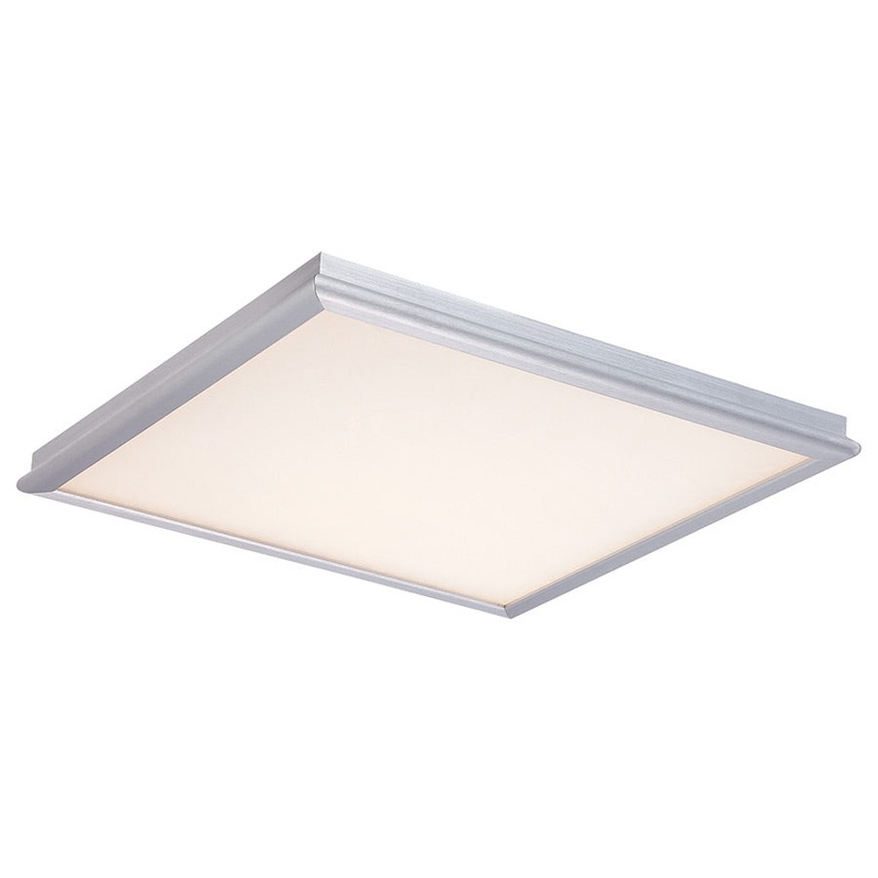 Neo Flush Mount in Brushed Aluminum
