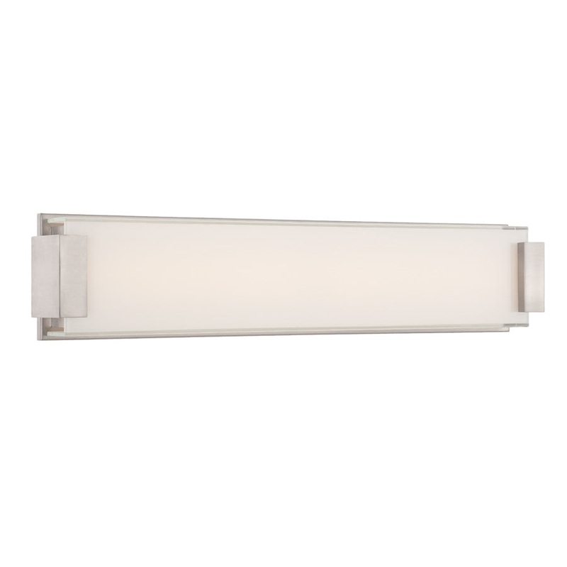 Polar 6 Light Bath & Wall Light in Brushed Nickel