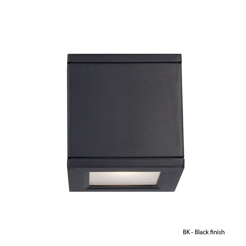 Rubix LED Wall Light in Black
