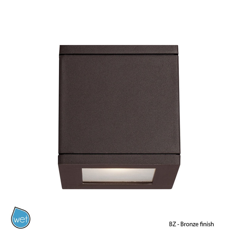 Rubix LED Wall Light in Bronze