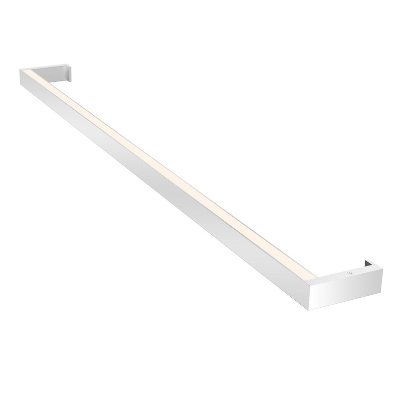 Thin-Line 3" Two-Sided LED Wall Bar in Bright Satin Aluminum
