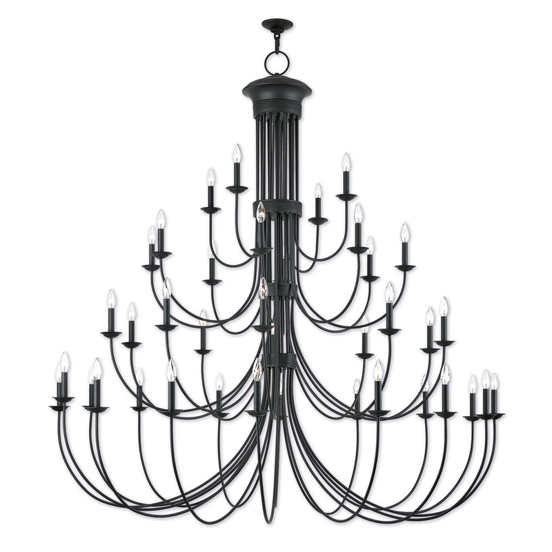 Estate 38-Light Grand Foyer Chandelier in Bronze