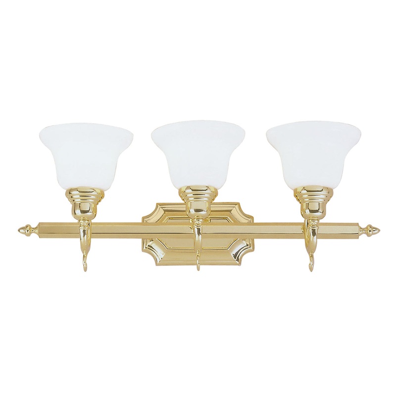 French Regency 3-Light Bath Vanity