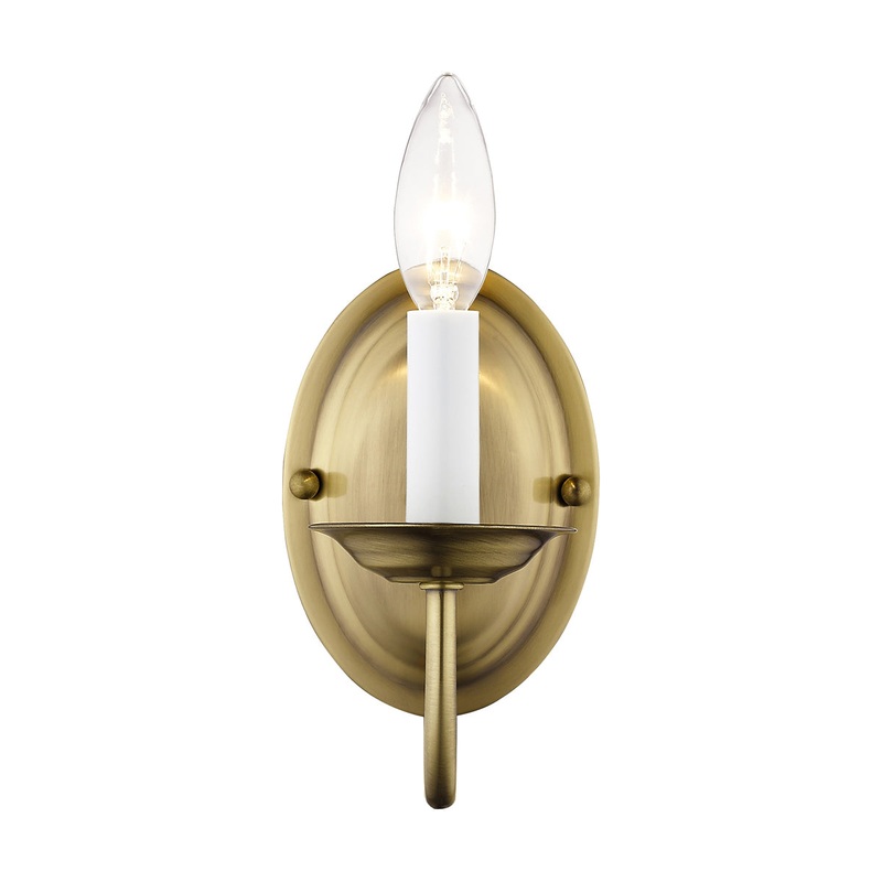 Home Basics 1-Light Wall Sconce