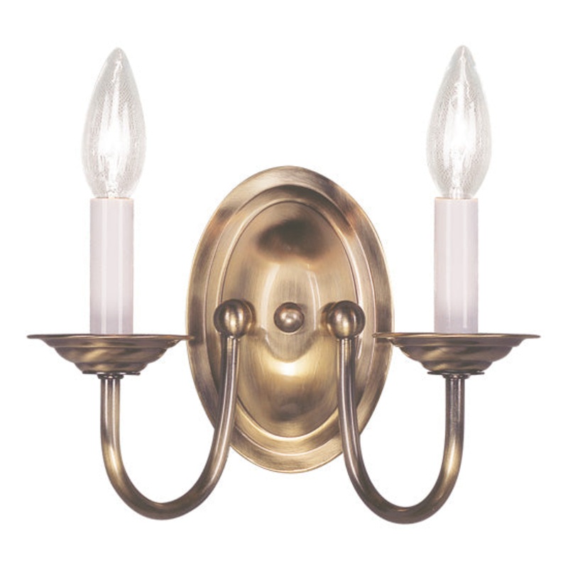 Home Basics 2-Light Wall Sconce