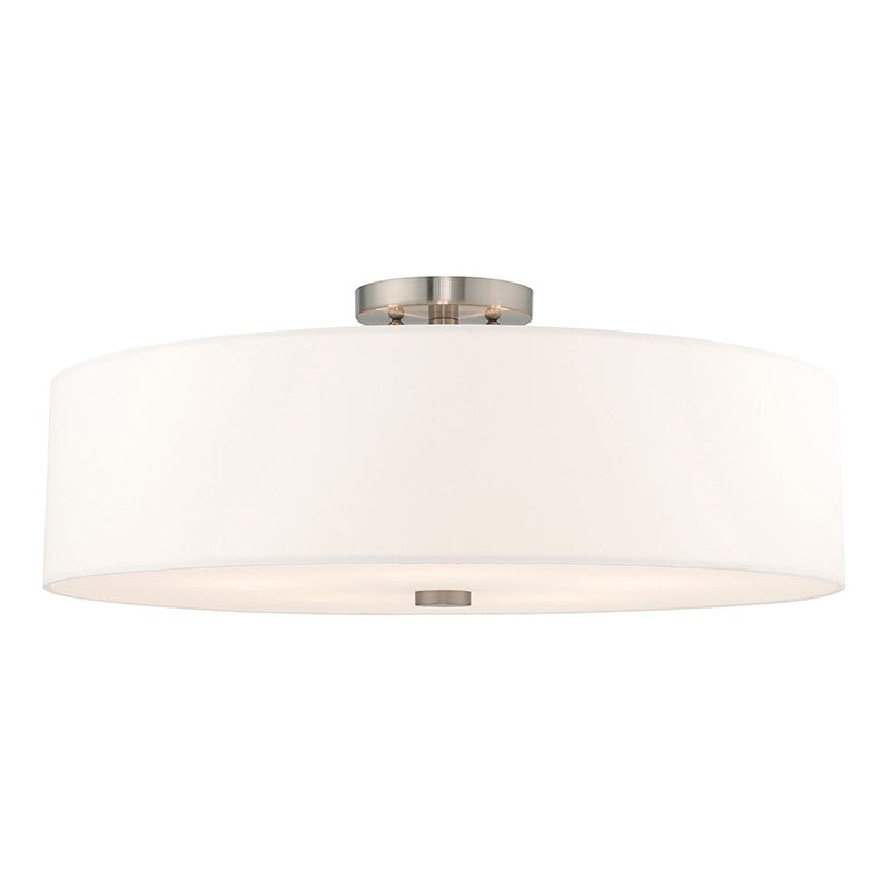 Meridian 5-Light Ceiling Mount in Brushed Nickel