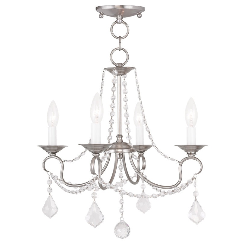 Pennington 4-Light Convertible Mini Chandelier/Ceiling Mount
