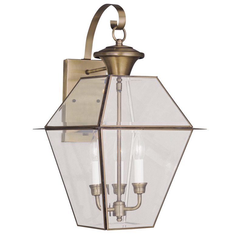 Westover 3-Light Outdoor Wall Lantern