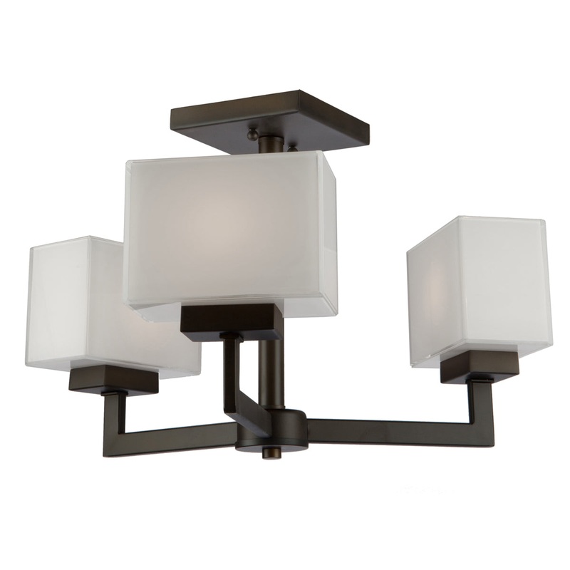 Cube Light Semi-Flush Mount