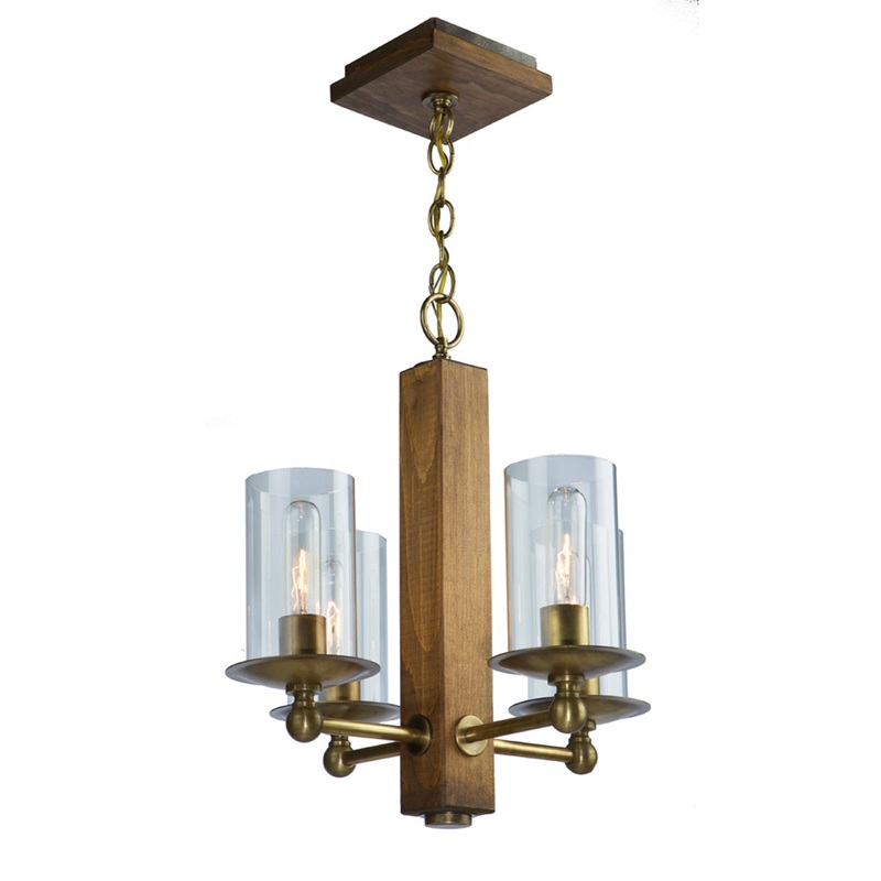 Legno Rustico 4-Light Chandelier
