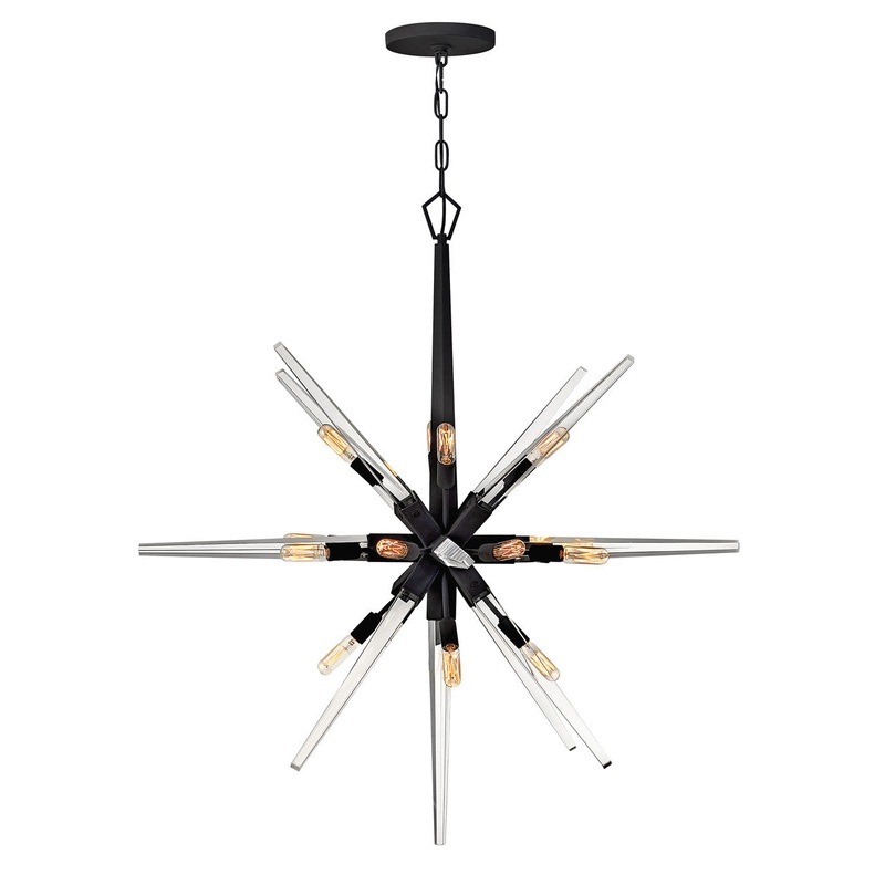 Ariel Large Orb Pendant in Black