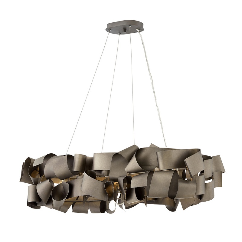 Delfina Six Light Linear Chandelier