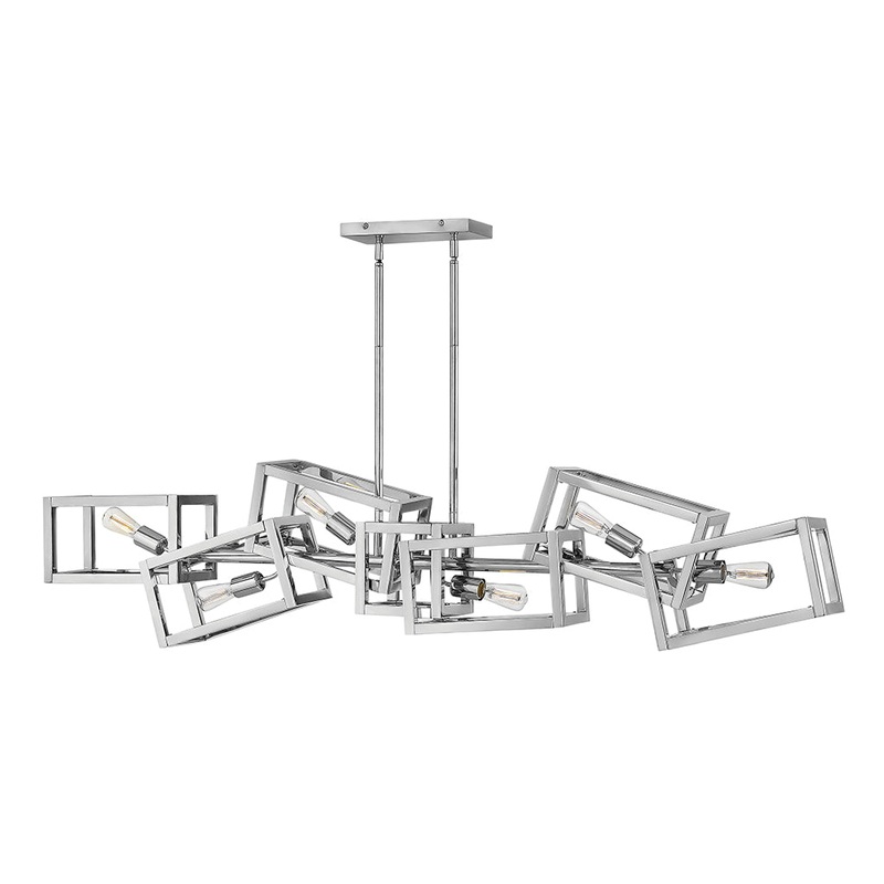 Ensemble Six Light Linear Chandelier