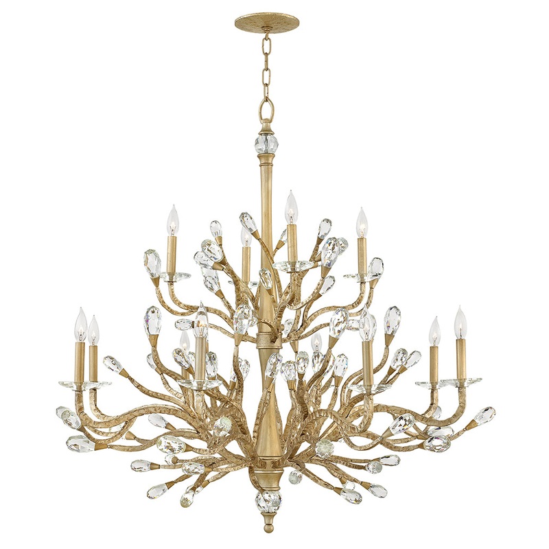 Eve Extra Large Two Tier in Champagne Gold
